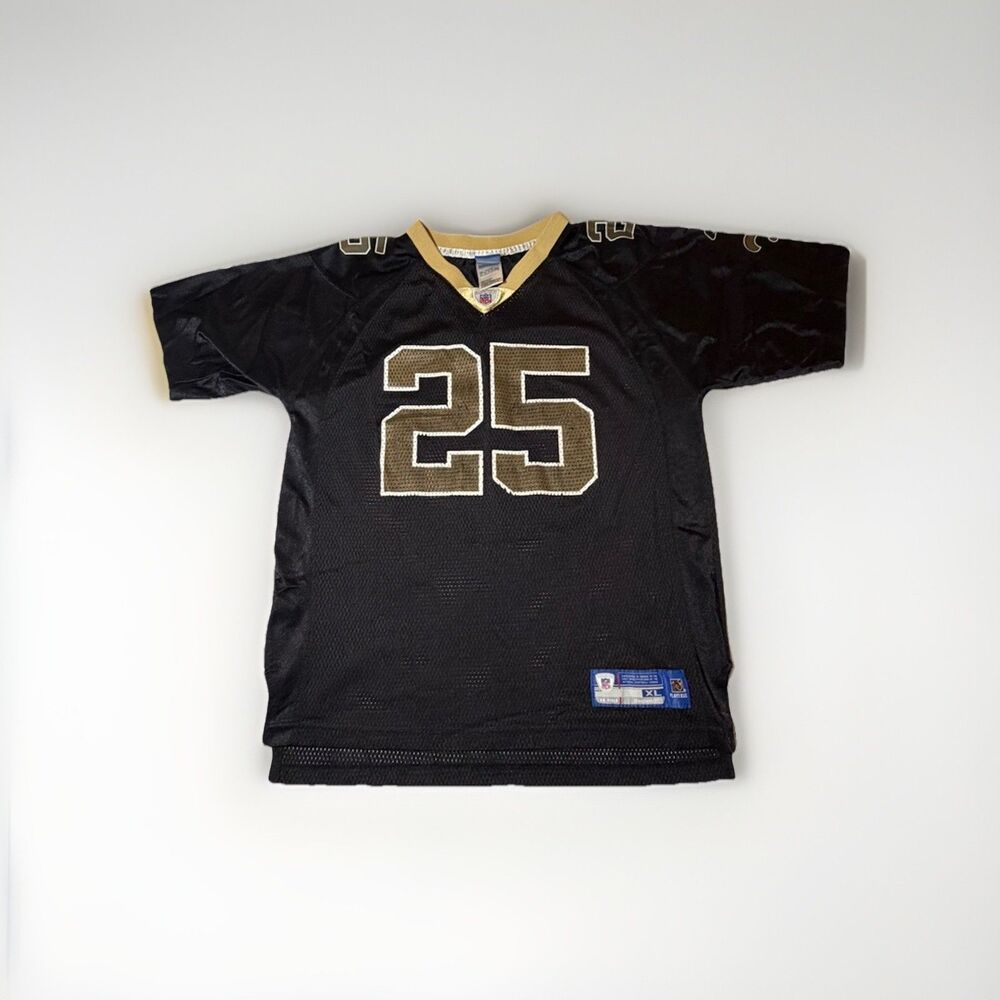 Reebok New Orleans Saints Reggie Bush #25 NFL On Field Jersey Youth Size XL